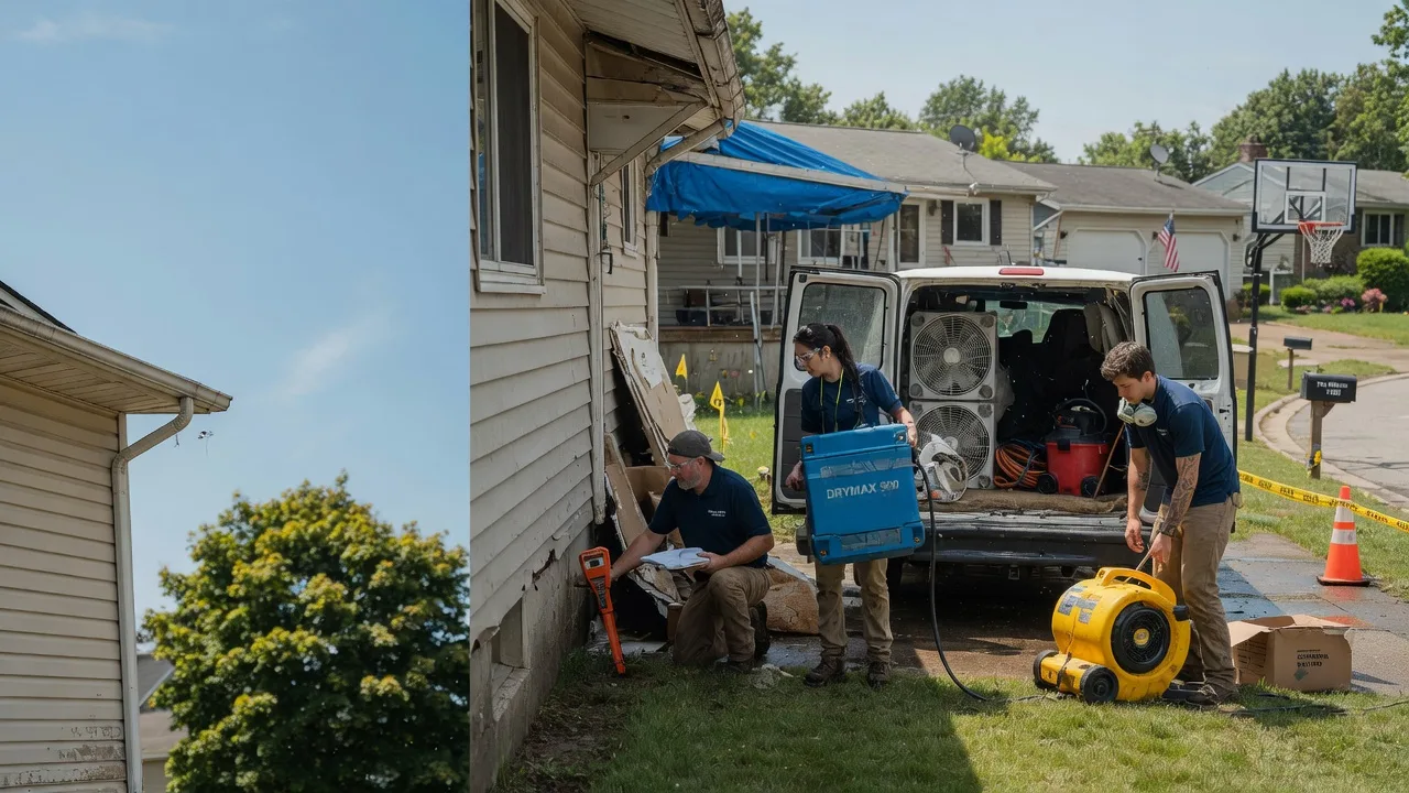 Ceiling Leak Cleanup in Victoria, IL near me